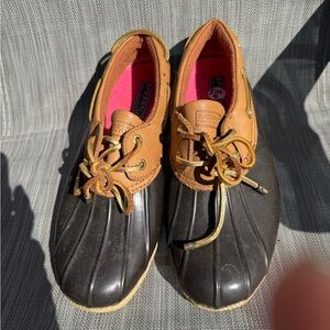 Sperry Tan and Brown Top-sider